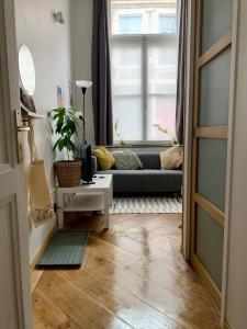 Studio with mezzanine