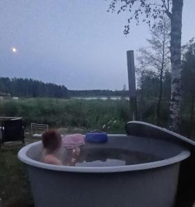 2 small cabins beach, boat, fishing, kayaks sauna