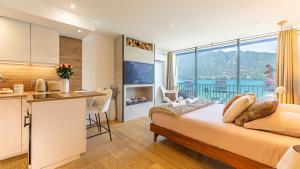 Le Rivage Alpin, Balnéothérapie, Vue lac