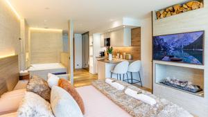 Appartements Le Rivage Alpin, Balneotherapie, Vue lac : photos des chambres