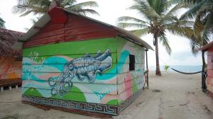 Cabaña Romantica frente al mar de isla Chichime Guna Yala