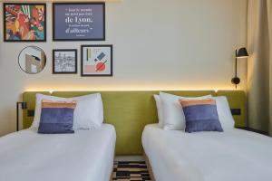 Hotels Hampton By Hilton Lyon Airport : Chambre Lits Jumeaux