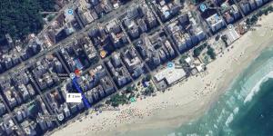 Flat Capitânia Varam, 3 quartos, Praia das Pitangueiras Guarujá SP