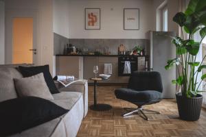 NOOQA! Exklusives Design Apartment - Parkplatz, Balkon, Nespresso - 6 Personen - 85qm