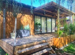 Chalet cozy dans Village au cœur des pins, parking gratuit