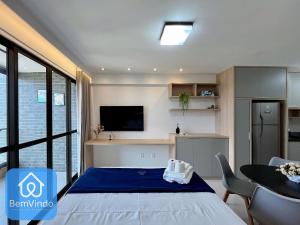 Apartamento Equipado Com Vista Mar Deslumbrante