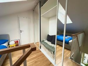 Modern two-storey apartment with terrace