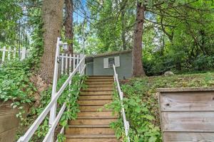 Quiet Cottage In The Woods, On A Country Road
