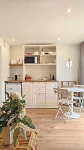 Appartements Splendide Studio parking clim terrasse : photos des chambres