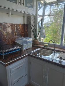 Huge room with kitchen