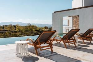 Villa Sorriso - Plaka Beach, Seaview, Pool