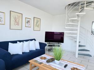 Citynahe Wohnung über 2 Ebenen mit 2 Balkonen für 1-6 Personen