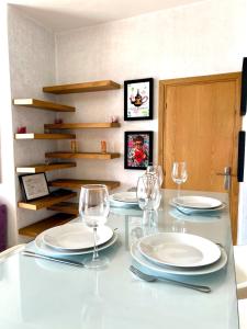 Terrace & View of Casablanca Port