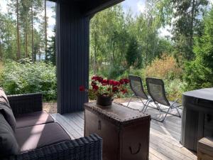 Room with sauna and jacuzzi