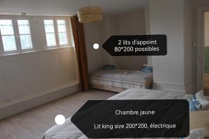 Maisons de vacances Grand gite Le gardien du chateau de Broceliande, vue unique sur l-etang du Pas du Houx : photos des chambres