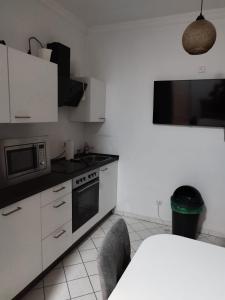 StayInn Möckern - 1 Studio Apartment für 3 Personen -1Zimmer mit Schlafsofa und Doppelbett-kein zweites Zimmer
