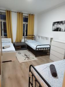 StayInn Möckern - 1 Studio Apartment für 3 Personen -1Zimmer mit Schlafsofa und Doppelbett-kein zweites Zimmer