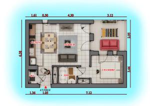 CosyHome in Paris, gare et terrasse