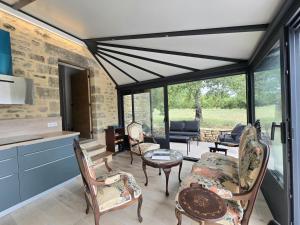 Maisons de vacances Gite charmant a Limeuil avec internet et animaux acceptes - FR-1-616-497 : photos des chambres