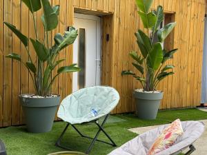 Escale Etoile du désert 8 couchages, terrasse, parking privé