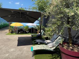 Appartements Escapade 8 couchages,terrasse, parking prive : photos des chambres