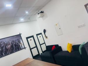 Black & White Elephant Lobby