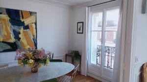 Appartement haussmannien canal Saint Martin