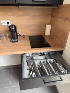 Appartements Studio, private garden in Malakoff : photos des chambres