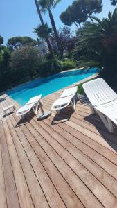 Villas FRGK Villa Claude Juan les Pins : photos des chambres