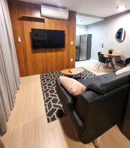 Studio 706 Premium no Centro de Chapecó com Piscina Academia e Vaga Garagem AP Completo