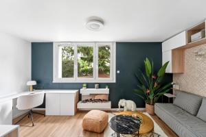 Appartements Appartement Design Porte de Paris avec parking : photos des chambres