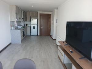 Departamento nuevo, amoblado, gran vista al mar, a pasos de la playa