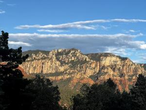 Sedona Uptown Gem!Large yard w grass and shade trees! Views!! NEW! BARREL SAUNA!!! Close to trails, walk to Uptown Sedona, restaurants and shopping