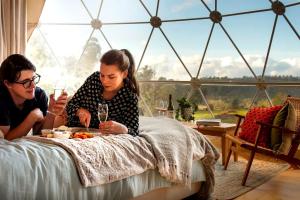 Incredible Dome Getaway on a Vineyard Perfect for Glamping, Tasmania