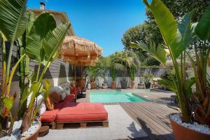 Villas FRGK Villa Boheme Chic Pool : photos des chambres