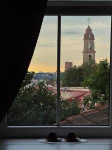 Jacuzzi overlooking the tower