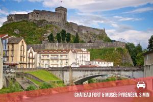 Appartements  Studio Zen Lourdes  4 personnes - Clim - Wifi : photos des chambres