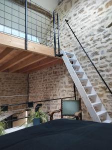 Maisons de vacances Les Gites des Chaumes de Villeneuve - Le Loft : photos des chambres