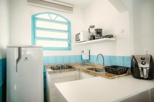 Apartamento vista mar na quadra da praia