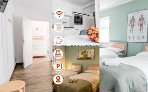 janu-homes - 2 Zimmer Apartment - 4 Betten, Lahnblick vom Amselweg