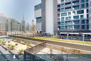 Binghatti Canal - One Bed with Burj Khalifa View - 4hvězdičkové hotely ve městě Dubaj
