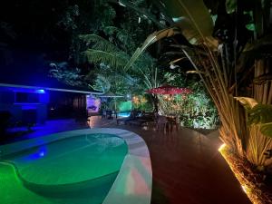 7 bedrooms with pools, jungle around and 200 meters to the beach!