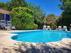 Villas Villa in Saint-Couat with Private Pool : photos des chambres