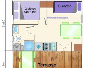 Chalet 4 pers avec Terrasse - API-1-52-419