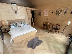 Domki modułowe przy plaży