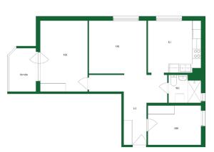 Cozy 2 Bedroom Apartment Near Santa Claus Village with space for 5