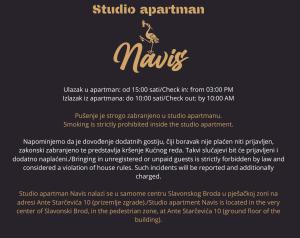 Studio apartman Navis
