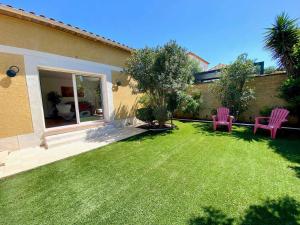 Maisons de vacances Confort et Detente a Meze: Villa avec Jardin, 3 Chambres, Climatisation et Wifi - FR-1-604-1 : photos des chambres