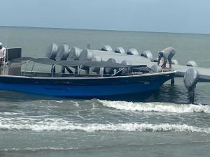 Cabaña frente al mar