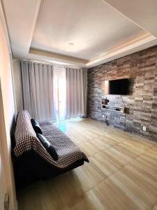 Apartamento Completo Praia dos Ingleses, 3 quartos, 3min Mar, Churrasqueira e Garagem